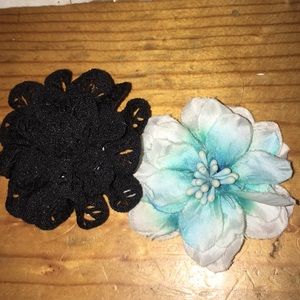 Two pairs of Clip-On Flowers